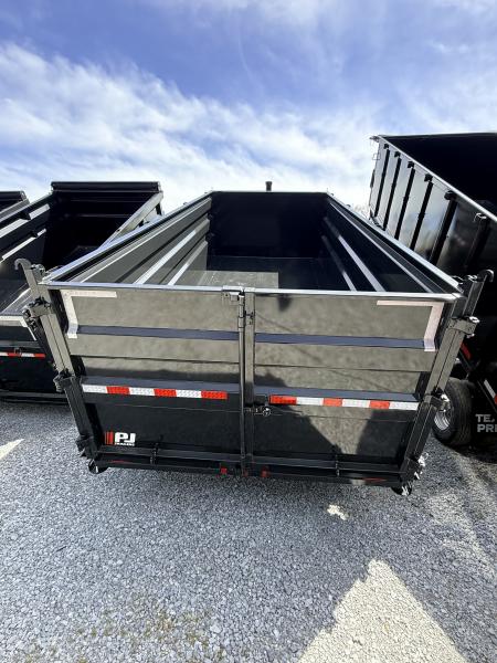New 2026 PJ Trailers 7X16 GOOSENECK (4FT WALL) DUMP TRAILER 15680 GVWR Dump Trailer