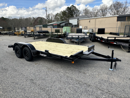 New 2026 16FT 7K WOOD FLOOR DELUXE CAR HAULER