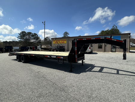 New 2026 25+5 24K GOOSENECK DECKOVER DUAL TANDEM WITH HEAVY DUTY MEGA RAMPS