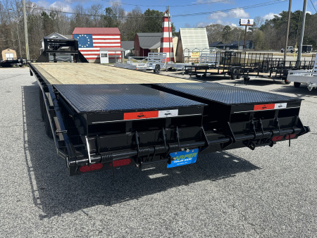 New 2026 25+5 24K GOOSENECK DECKOVER DUAL TANDEM WITH HEAVY DUTY MEGA RAMPS