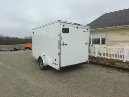 New 2026 American Hauler 7x12 Single Axle with Brakes Cargo / Enclosed Trailer