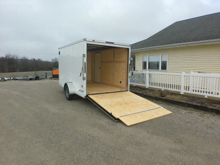 New 2026 American Hauler 7x12 Single Axle with Brakes Cargo / Enclosed Trailer