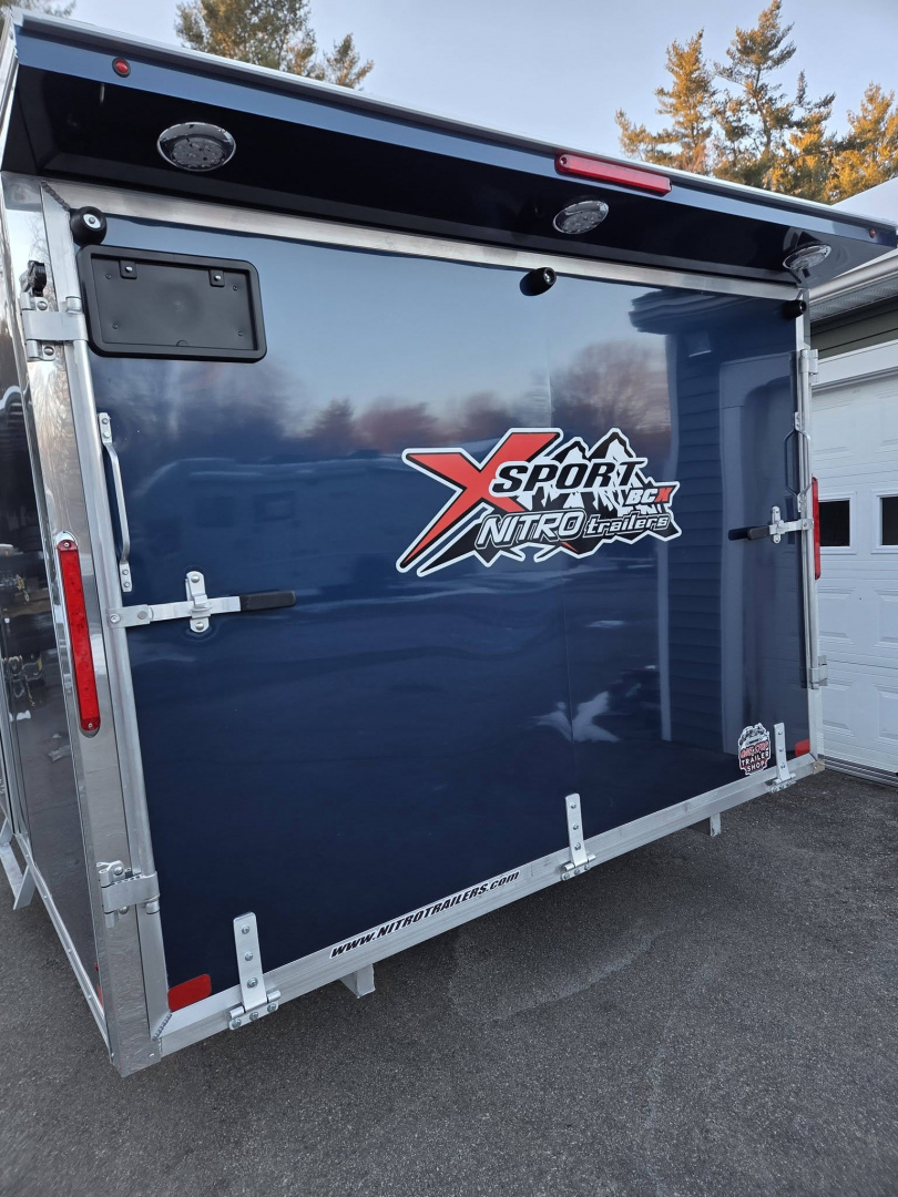New 2026 Nitro 101x12 bcx hybrid snowmobile trailer cross over with spoiler Snowmobile Trailer