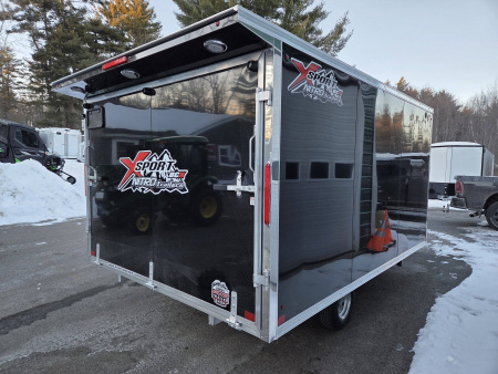 New 2026 Nitro 101x12 bcx hybrid snowmobile trailer cross over with spoiler Snowmobile Trailer