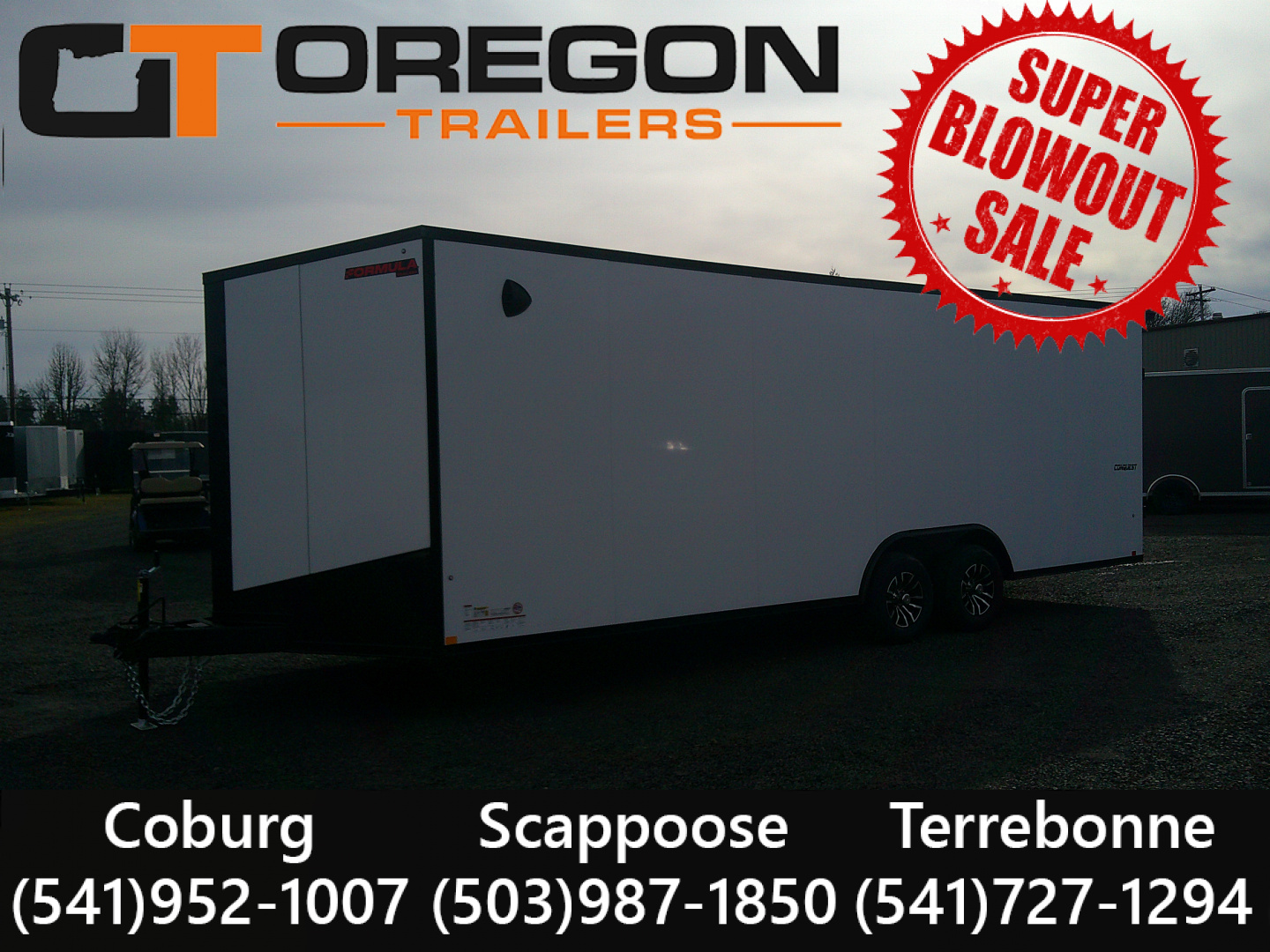 New 2026 Formula Trailers 8.5x24 10K Car Hauler