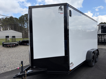 New 2026 Spartan 7X14 Enclosed Trailer, Pro-Series, 7K GVWR Preferred Package, Tube Frame Cross Members