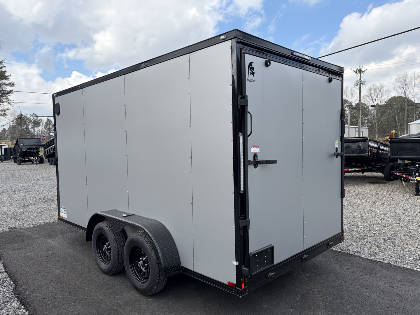 New 2026 Spartan 7X14 Enclosed Trailer, Pro-Series, 7K GVWR Preferred Package, Tube Frame Cross Members