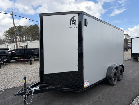 New 2026 Spartan 7X14 Enclosed Trailer, Pro-Series, 7K GVWR Preferred Package, Tube Frame Cross Members