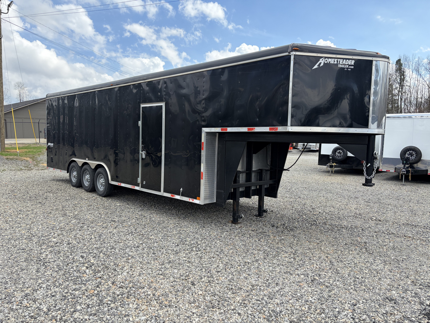 Used 2022 Homesteader 34 Gooseneck Enclosed Trailer, 8' Interior Height