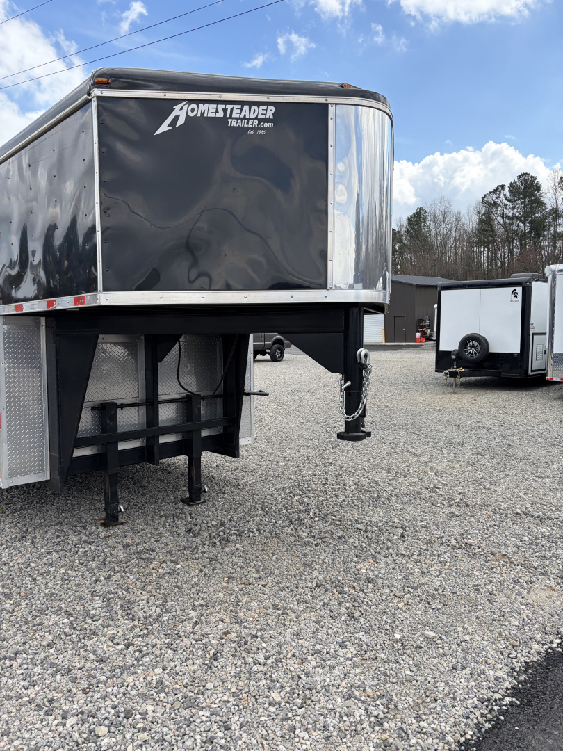 Used 2022 Homesteader 34 Gooseneck Enclosed Trailer, 8' Interior Height