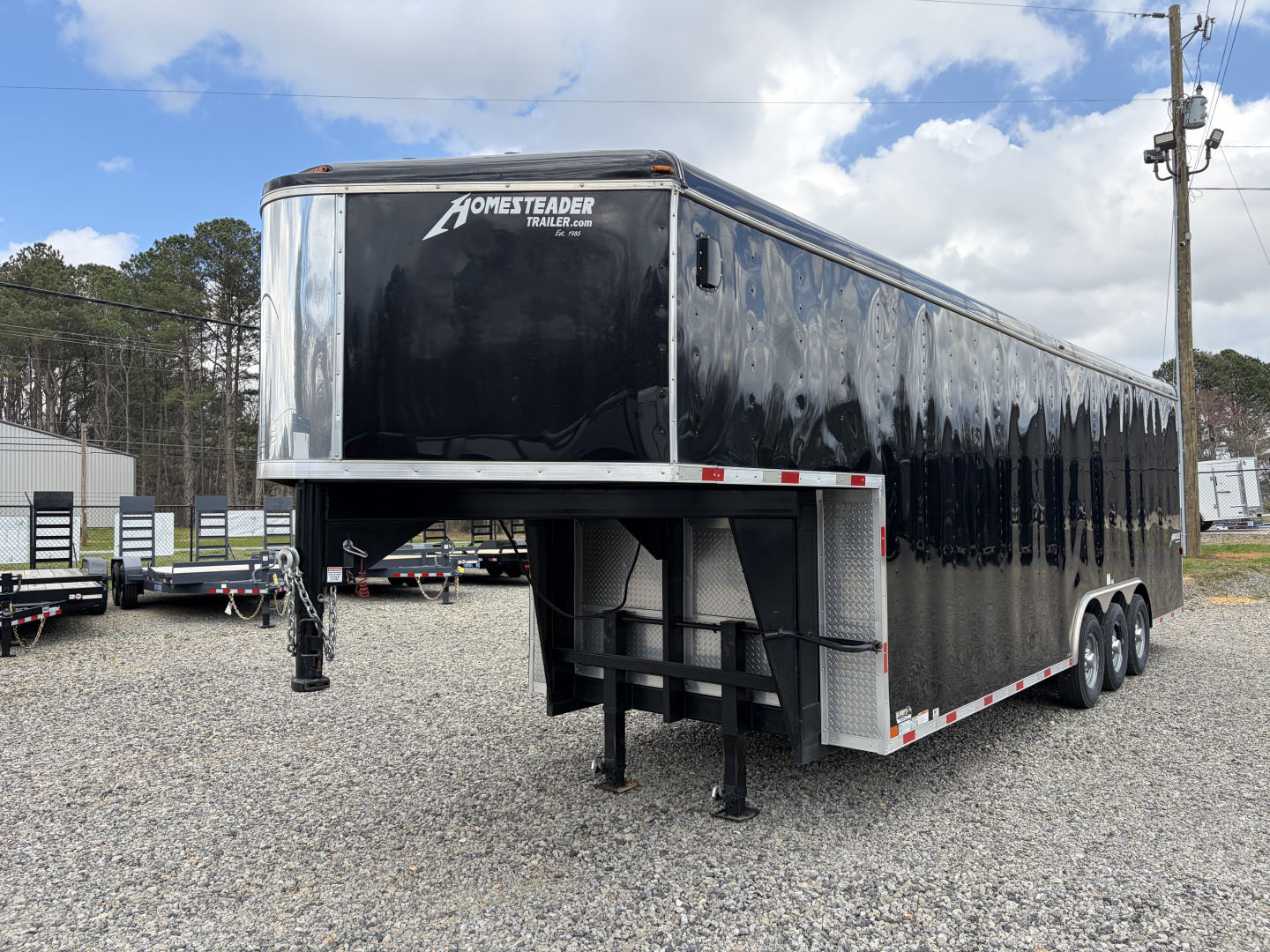 Used 2022 Homesteader 34 Gooseneck Enclosed Trailer, 8' Interior Height