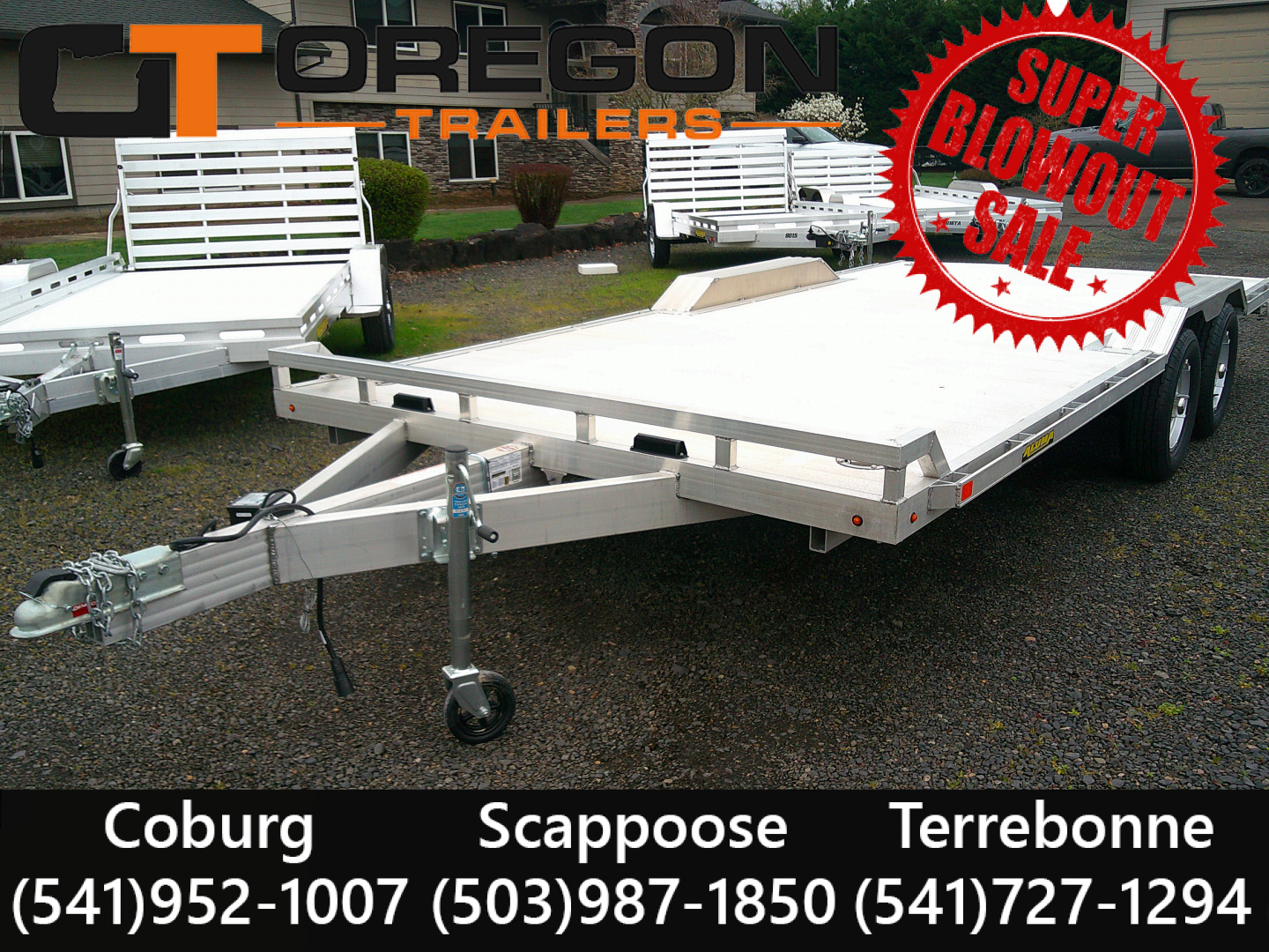 New 2027 Aluma WB 7K DO Fenders Car Hauler