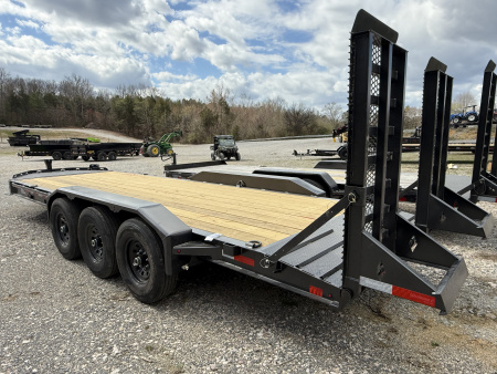 New 2026 Diamond C Trailers LPX 307 22’ Equipment Trailer, 24K GVWR, FORK HOLDERS,