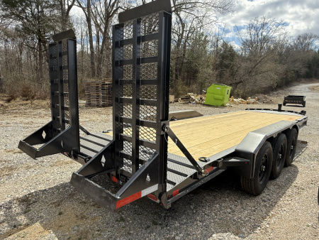 New 2026 Diamond C Trailers LPX 307 22’ Equipment Trailer, 24K GVWR, FORK HOLDERS,