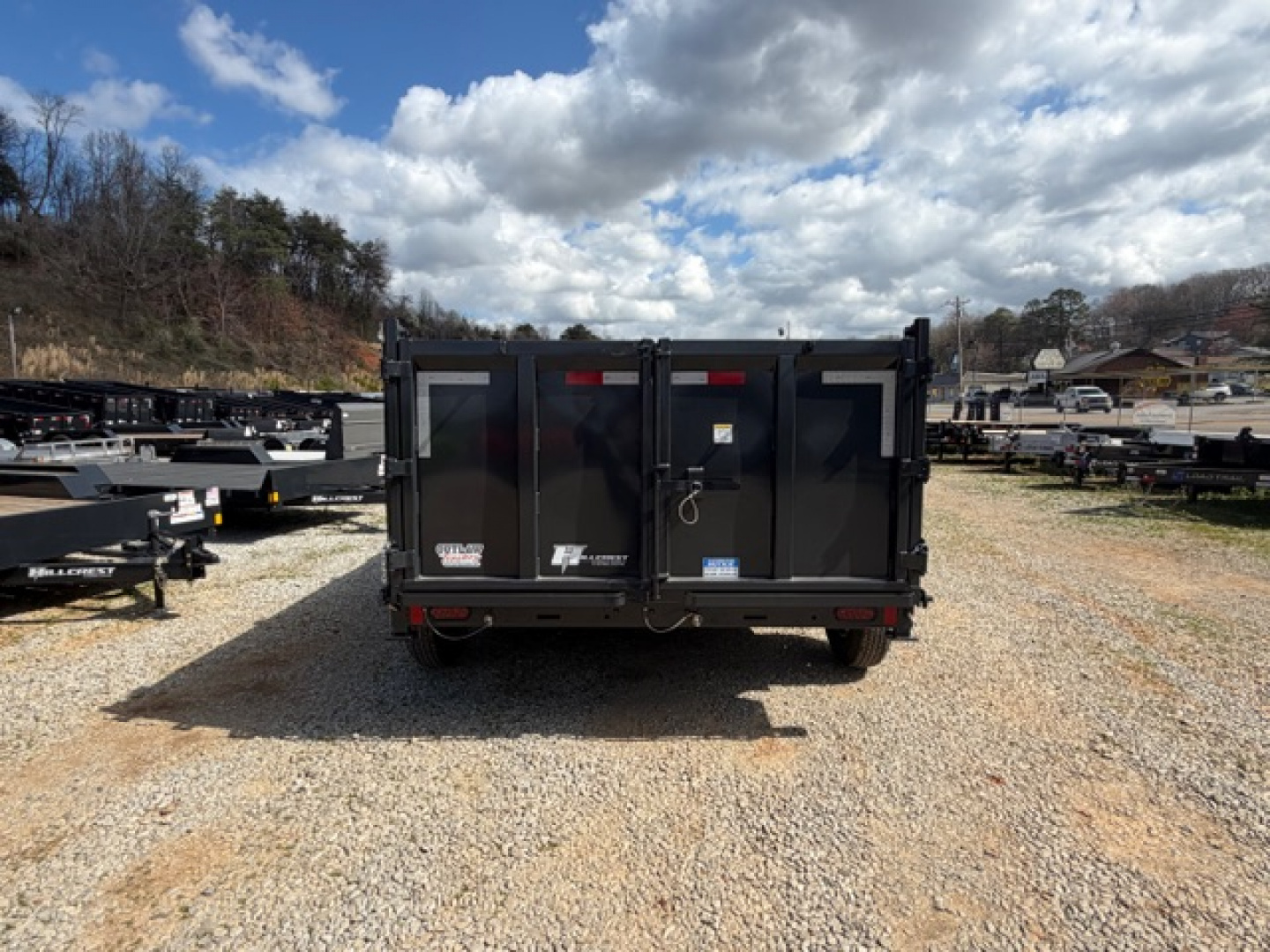 New Hillcrest Dump 7x16 21,000 GVWR 40" BP W/ HD Tube Ramps