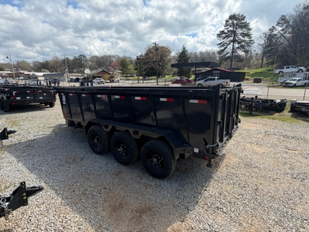 New Hillcrest Dump 7x16 21,000 GVWR 40" BP W/ HD Tube Ramps