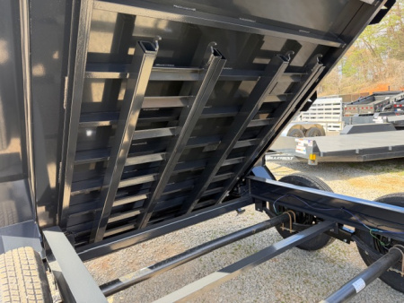 New Hillcrest Dump 7x16 21,000 GVWR 40" BP W/ HD Tube Ramps