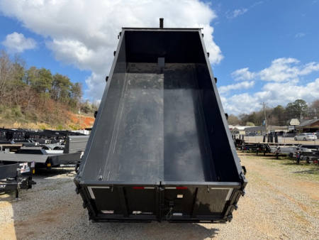 New Hillcrest Dump 7x16 21,000 GVWR 40" BP W/ HD Tube Ramps