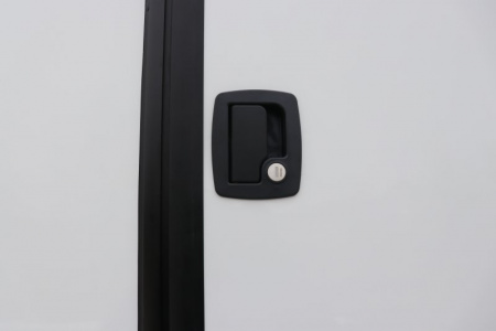 New In-Tech Lite 8.5x32 Stacker Race Trailer-21K- White W/ Black Trim, Escape Door, WW Cabinet, RS Cabinet, & Winch