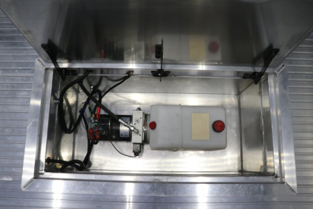 New In-Tech Lite 8.5x32 Stacker Race Trailer-21K- White W/ Black Trim, Escape Door, WW Cabinet, RS Cabinet, & Winch