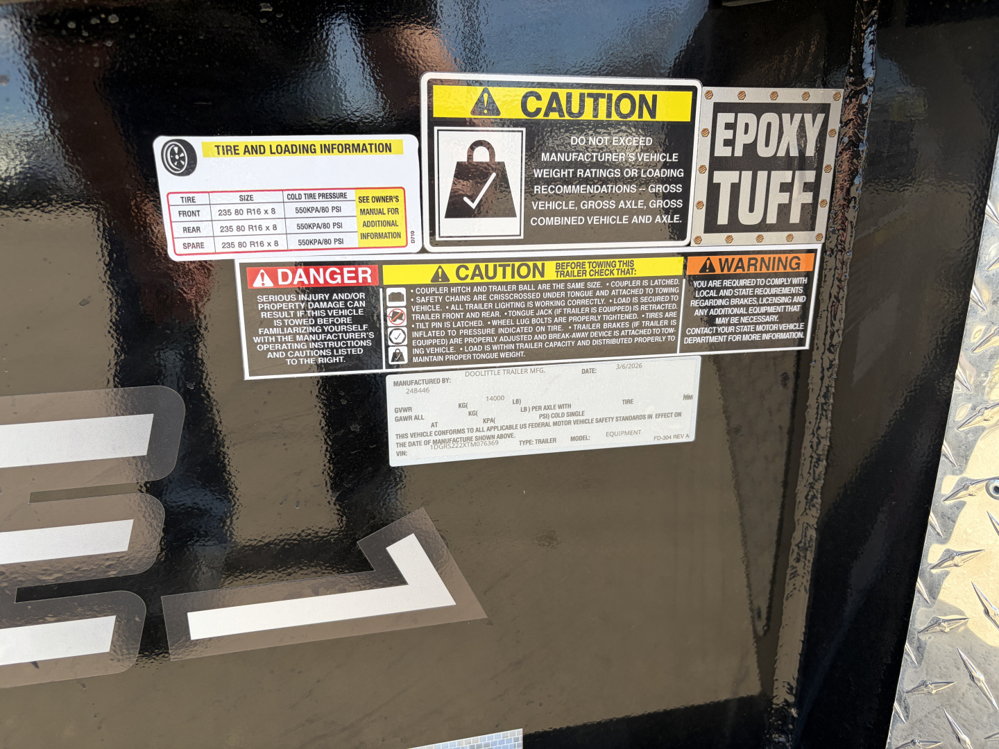 New 2026 Doolittle Trailers Equipment Trailer