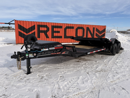 ETZ 102''X24' TILTDECK TRAILER w/TORSION AXLES 17000 GVWR