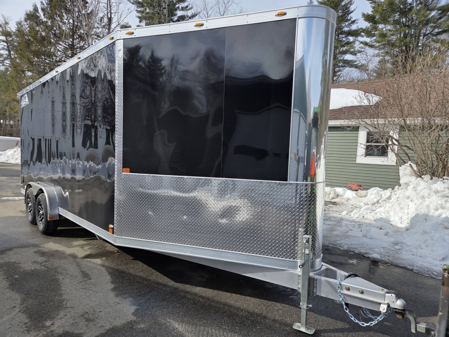 New 2026 Nitro 7.5x18 Nitro xps pro series 9990lb gvwr Snowmobile Trailer