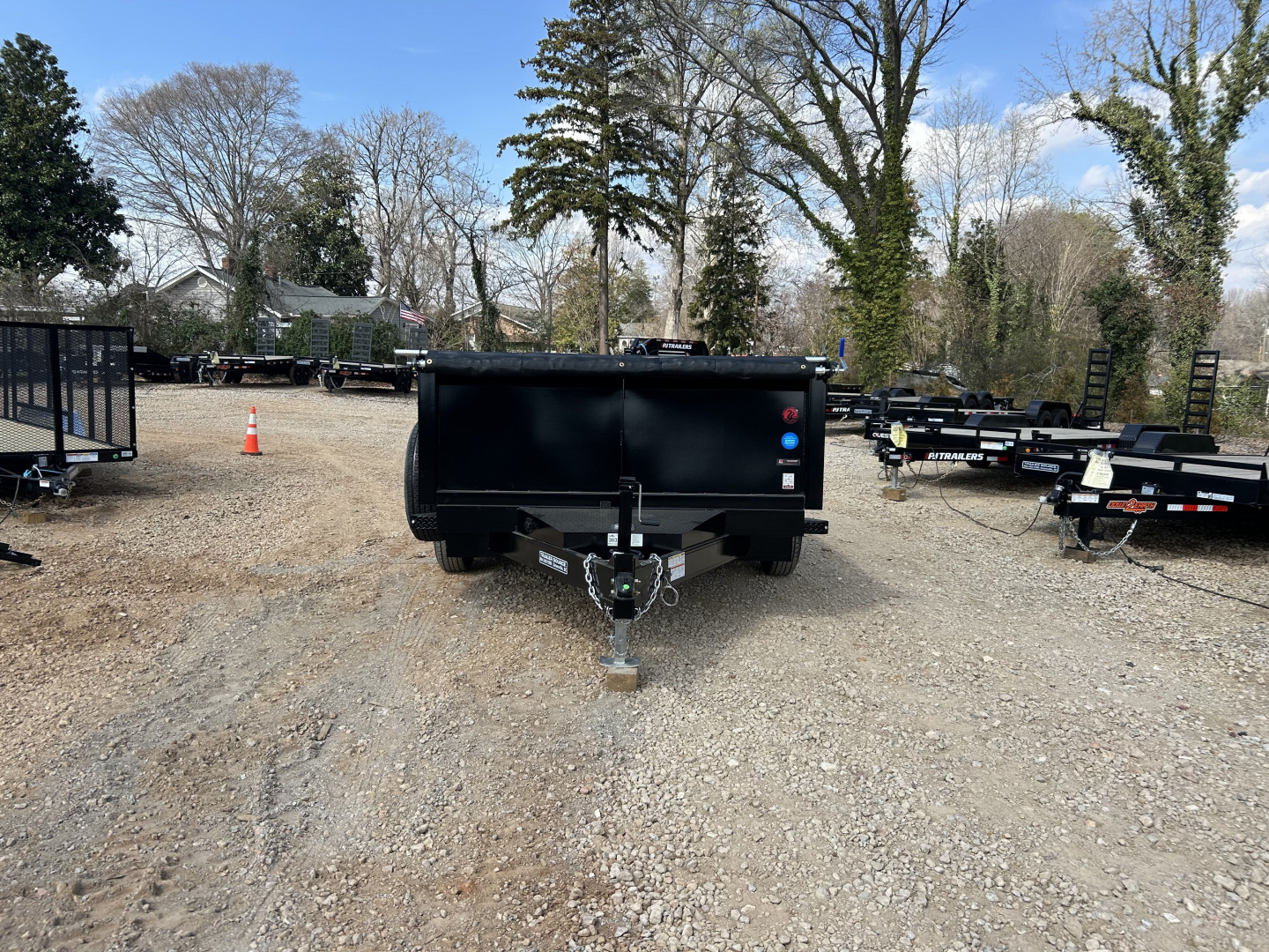 New 2026 Hawke Trailers 7x12 TA 12K Dump Trailer