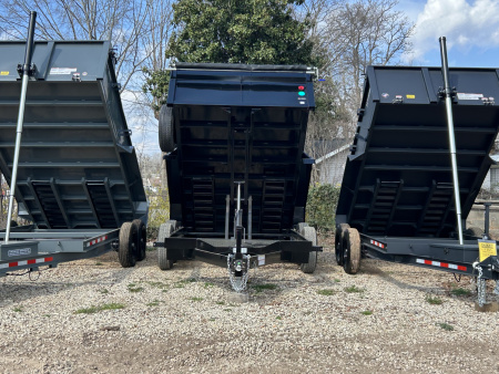 New 2026 Hawke Trailers 7x12 TA 12K Dump Trailer