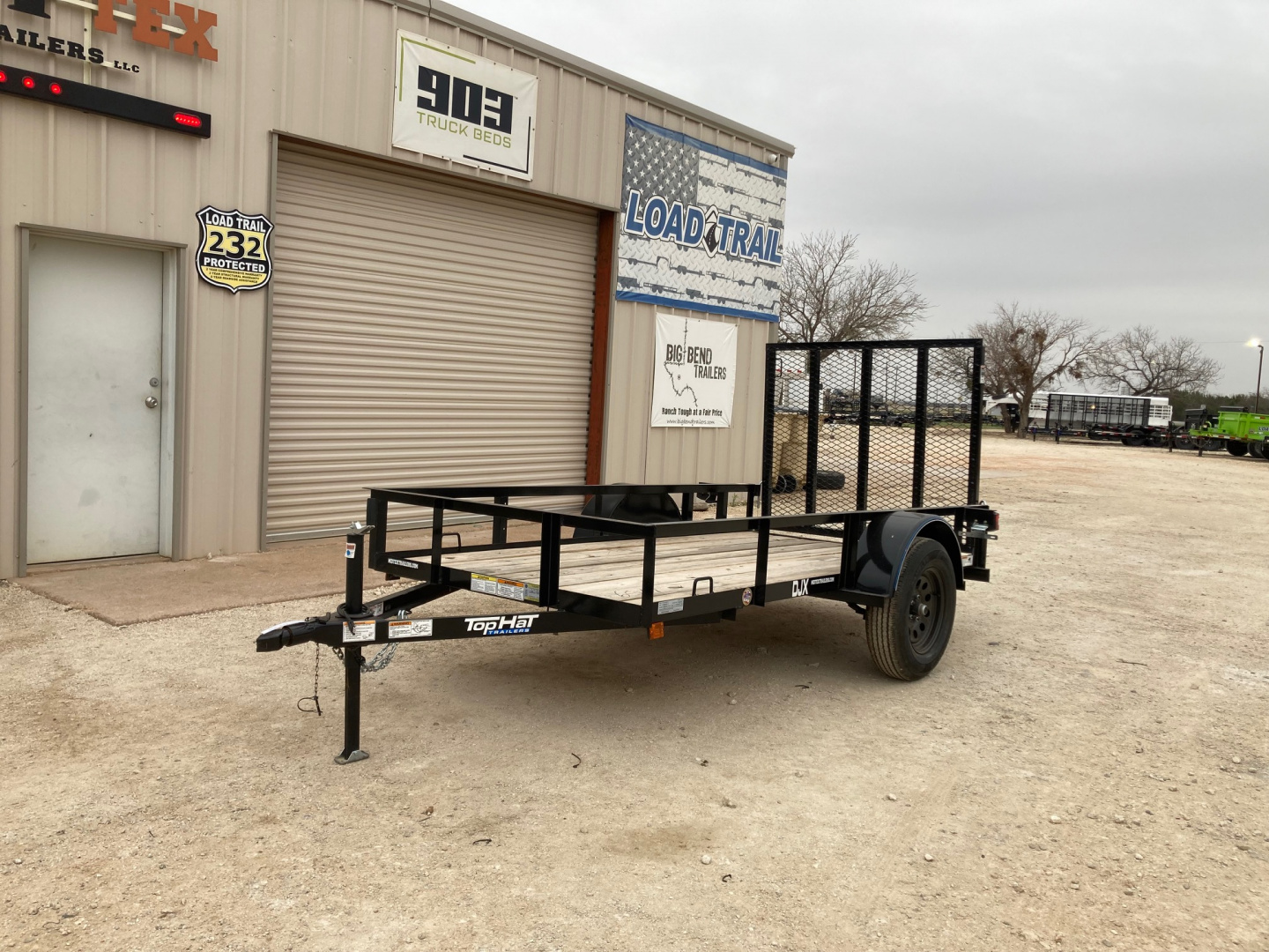 New 2026 Top Hat DJX 10'X60" Utility Trailer
