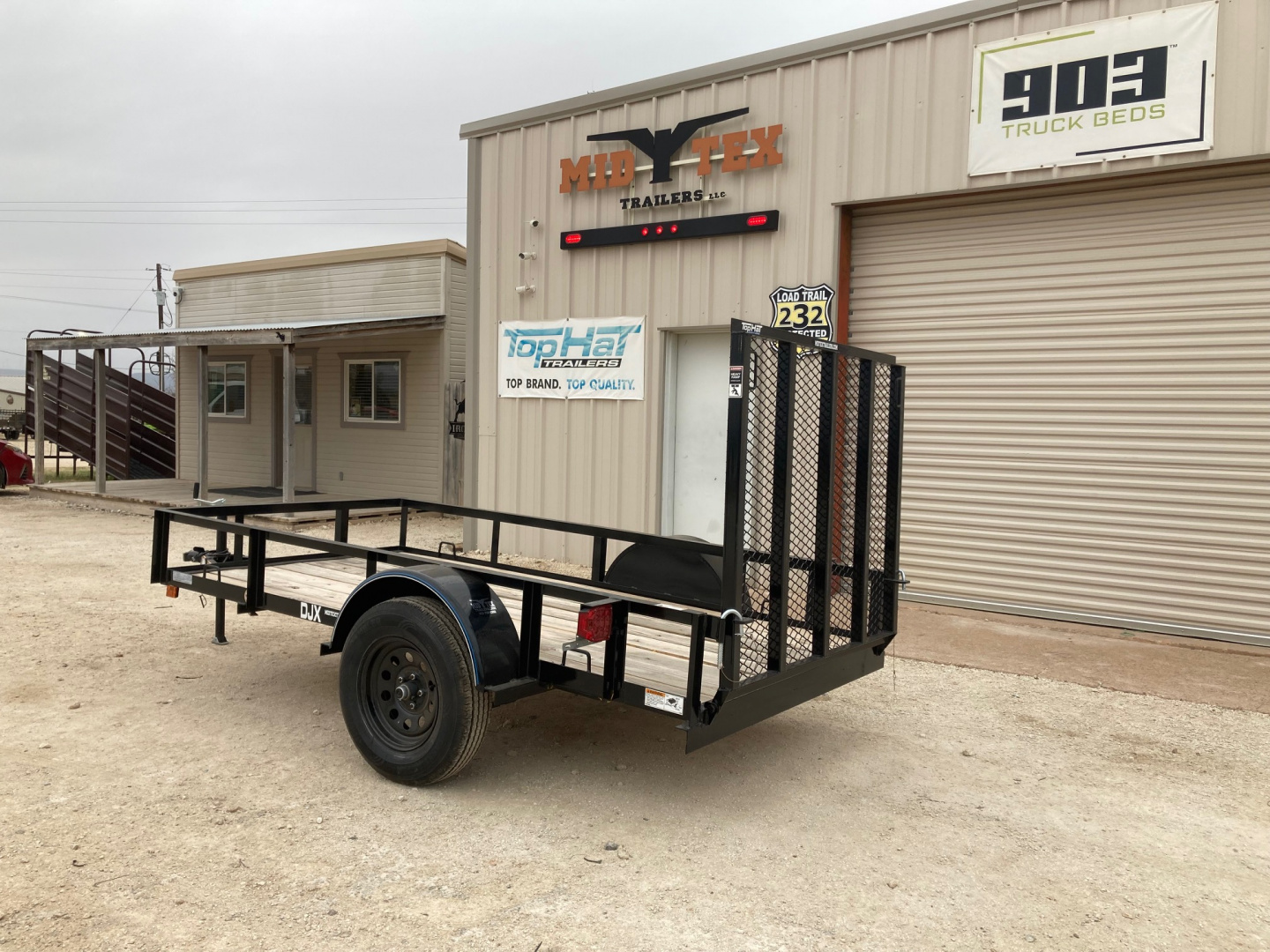 New 2026 Top Hat DJX 10'X60" Utility Trailer
