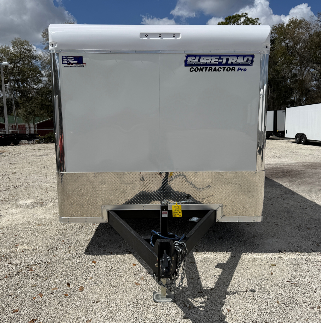New 2026 Sure-Trac 8.5x18 Contractor Pro 14K Double Rear Door Cargo/Enclosed Trailer