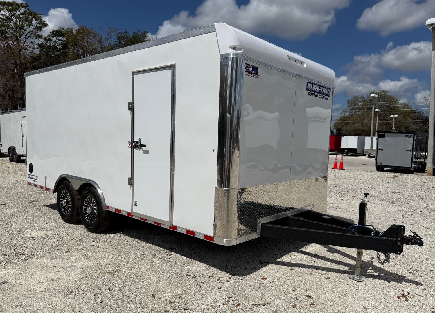 New 2026 Sure-Trac 8.5x18 Contractor Pro 14K Double Rear Door Cargo/Enclosed Trailer