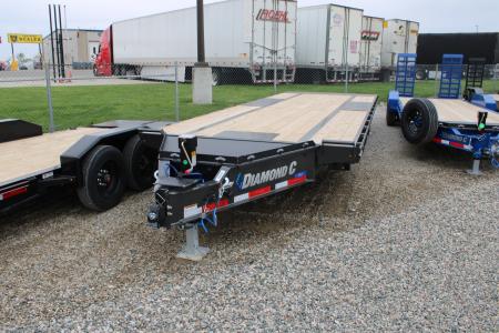 New 2026 Diamond C Trailers 24' DO 15.5K GVWR STOCK ID 52306 Tilt Trailer
