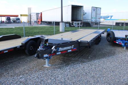 New 2026 Diamond C Trailers 24' DO 15.5K GVWR STOCK ID 52306 Tilt Trailer