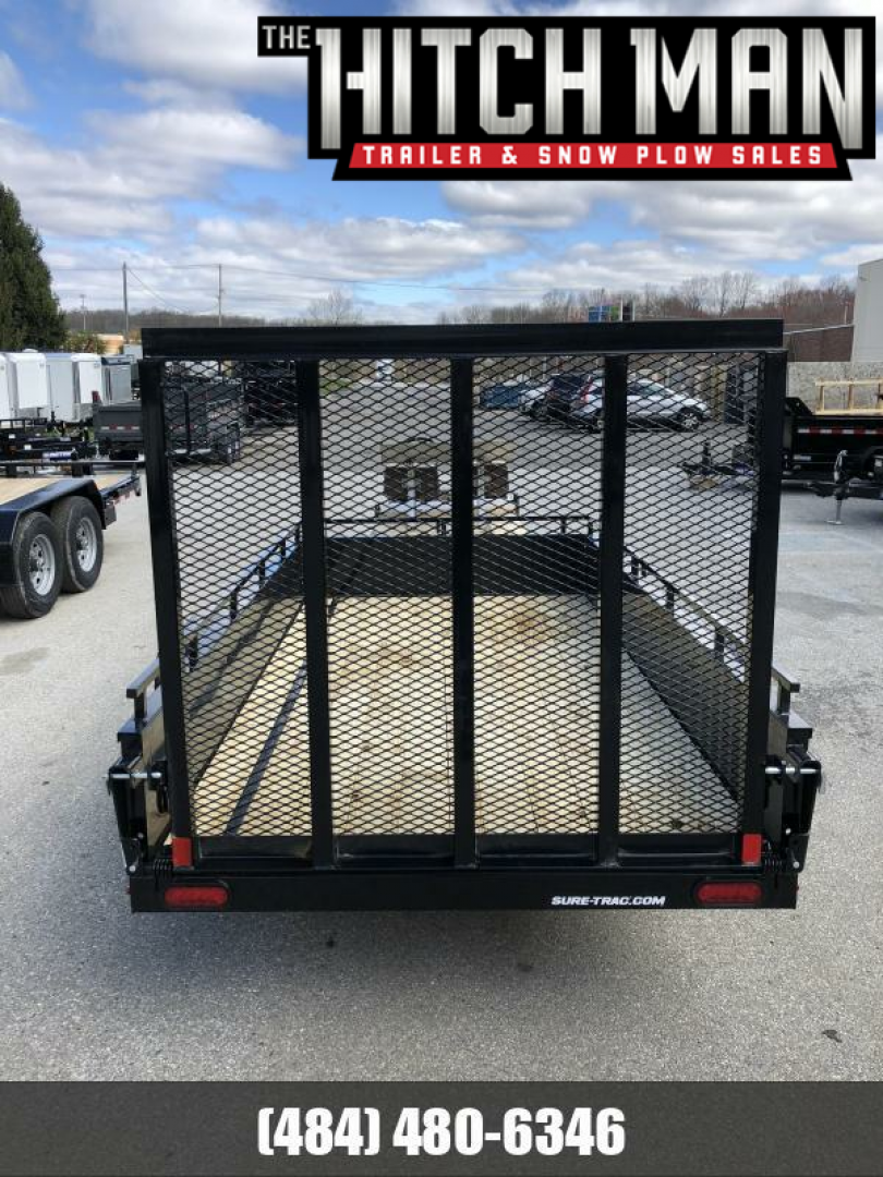 New 5 x 10 Sure-Trac 14" Steel High Side Landscape Trailer 3k