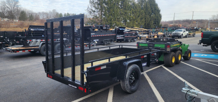 New 5 x 10 Sure-Trac 14" Steel High Side Landscape Trailer 3k