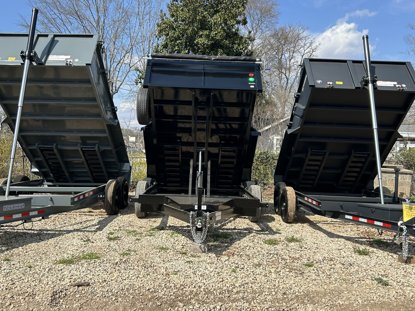 New 2026 Hawke Trailers 7x12 TA 12K Dump Trailer