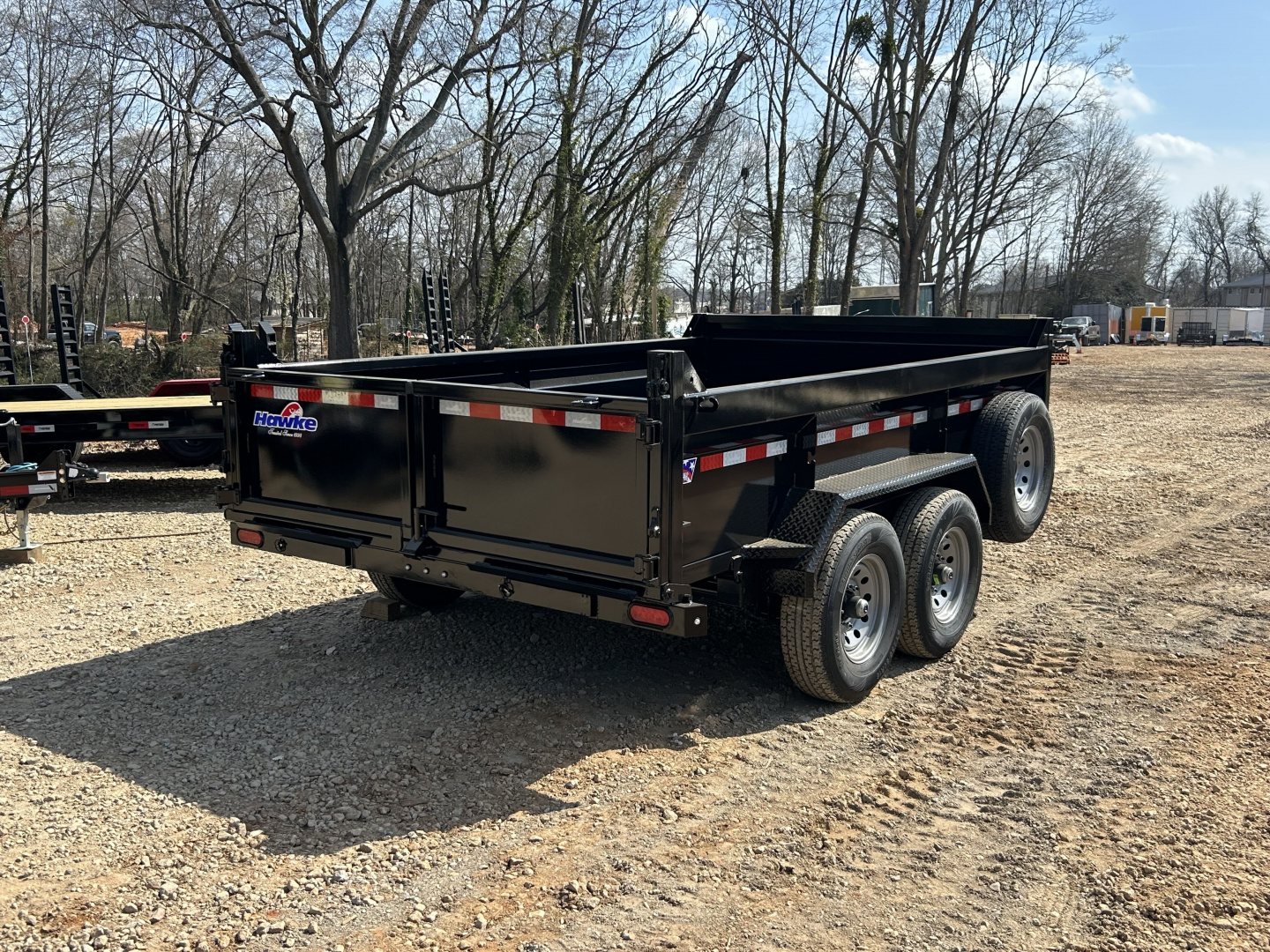 New 2026 Hawke Trailers 7x12 TA 12K Dump Trailer
