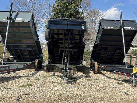 New 2026 Hawke Trailers 7x12 TA 12K Dump Trailer