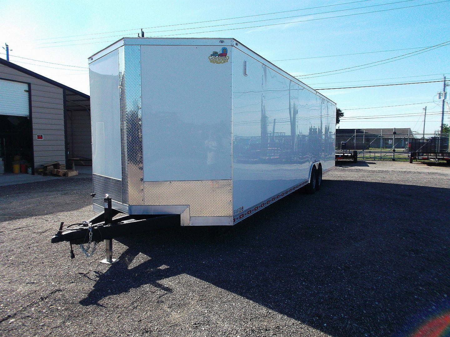 New 2026 Covered Wagon Trailers 8.5x32 Cargo / Enclosed Trailer / Race Trailer / XXL Package / 7K Torsion Axles / 7'6" Interior / .080 White Poly Core Skin / Heavy Duty Extra Wide Ramp