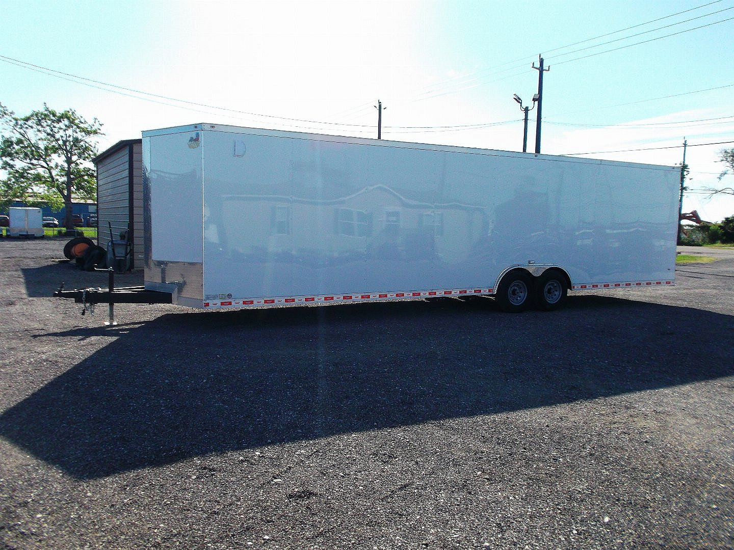 New 2026 Covered Wagon Trailers 8.5x32 Cargo / Enclosed Trailer / Race Trailer / XXL Package / 7K Torsion Axles / 7'6" Interior / .080 White Poly Core Skin / Heavy Duty Extra Wide Ramp