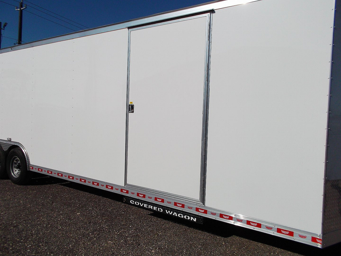 New 2026 Covered Wagon Trailers 8.5x32 Cargo / Enclosed Trailer / Race Trailer / XXL Package / 7K Torsion Axles / 7'6" Interior / .080 White Poly Core Skin / Heavy Duty Extra Wide Ramp