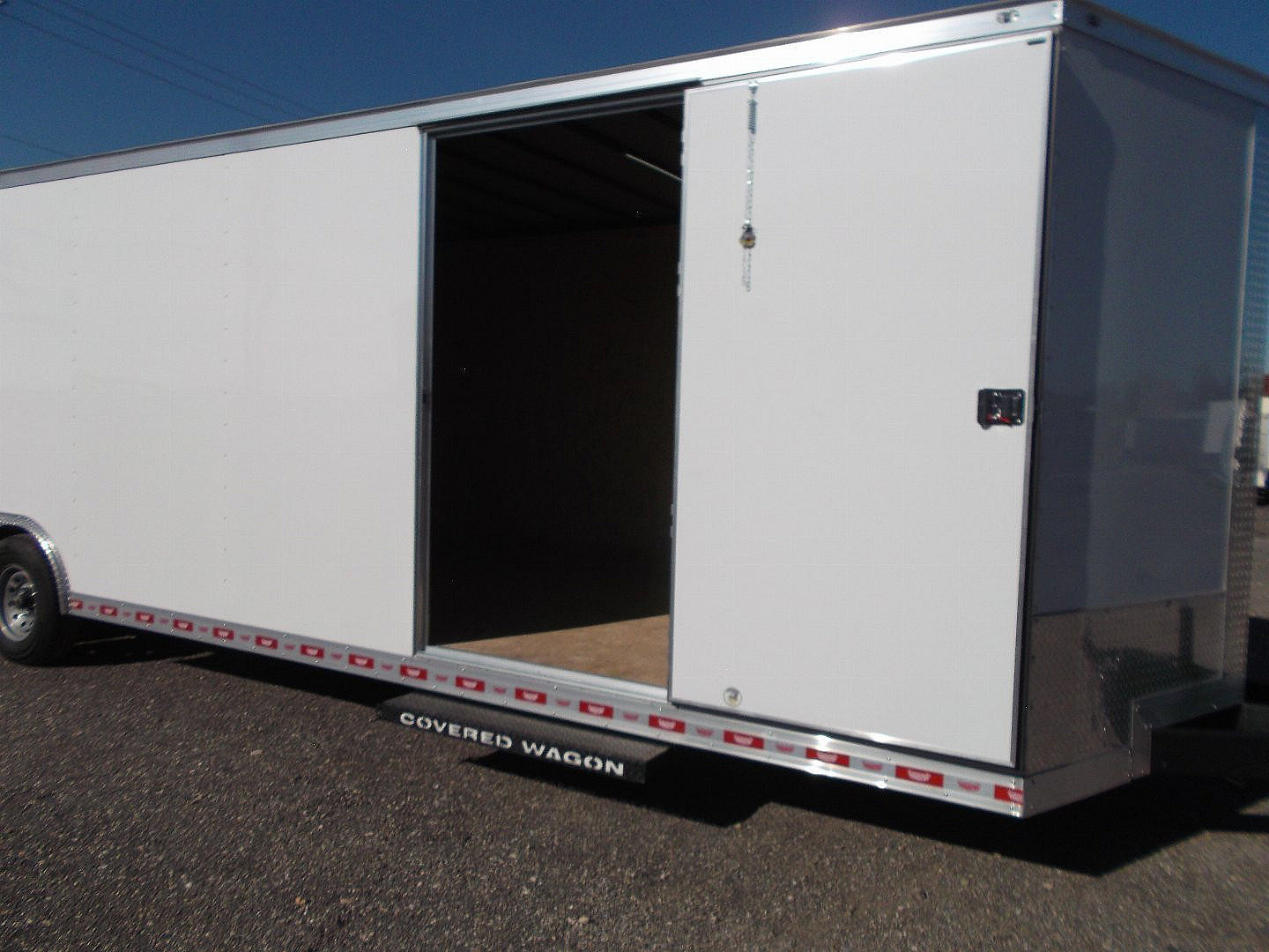 New 2026 Covered Wagon Trailers 8.5x32 Cargo / Enclosed Trailer / Race Trailer / XXL Package / 7K Torsion Axles / 7'6" Interior / .080 White Poly Core Skin / Heavy Duty Extra Wide Ramp