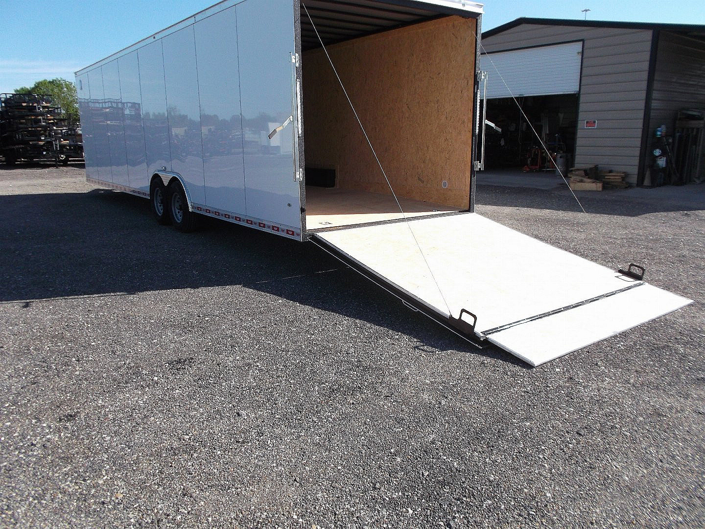 New 2026 Covered Wagon Trailers 8.5x32 Cargo / Enclosed Trailer / Race Trailer / XXL Package / 7K Torsion Axles / 7'6" Interior / .080 White Poly Core Skin / Heavy Duty Extra Wide Ramp
