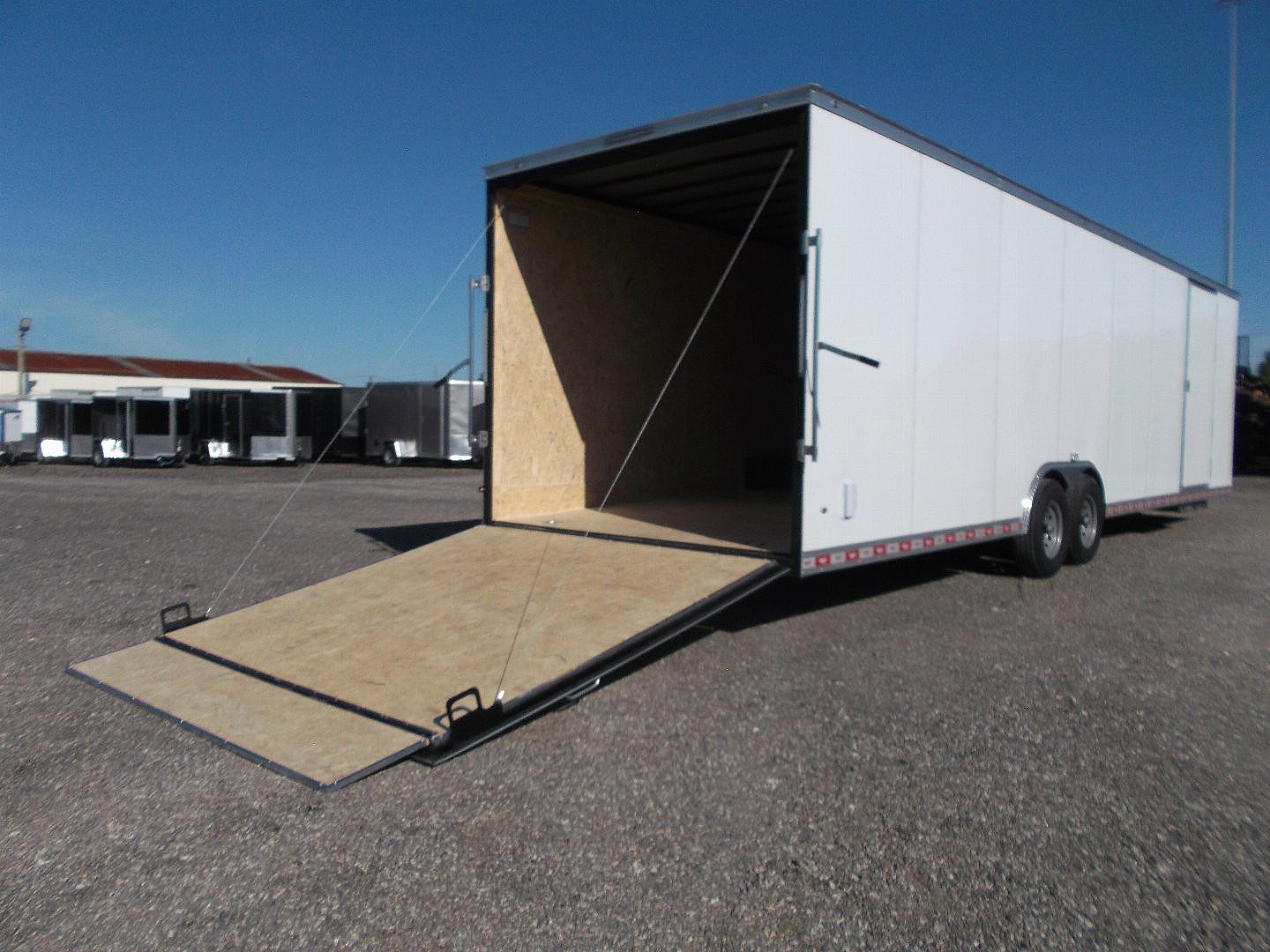 New 2026 Covered Wagon Trailers 8.5x32 Cargo / Enclosed Trailer / Race Trailer / XXL Package / 7K Torsion Axles / 7'6" Interior / .080 White Poly Core Skin / Heavy Duty Extra Wide Ramp