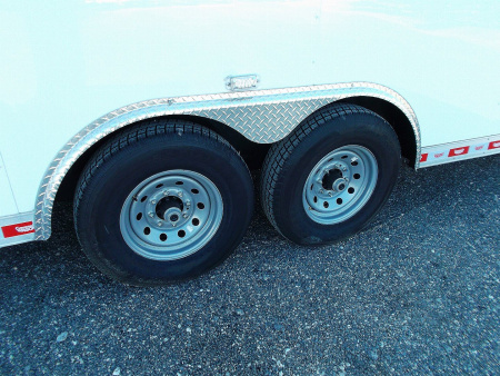 New 2026 Covered Wagon Trailers 8.5x32 Cargo / Enclosed Trailer / Race Trailer / XXL Package / 7K Torsion Axles / 7'6" Interior / .080 White Poly Core Skin / Heavy Duty Extra Wide Ramp