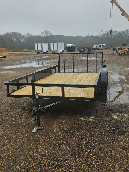 New 2025 Other 6'10 x16' Dovtail Tandem Utility Trailer