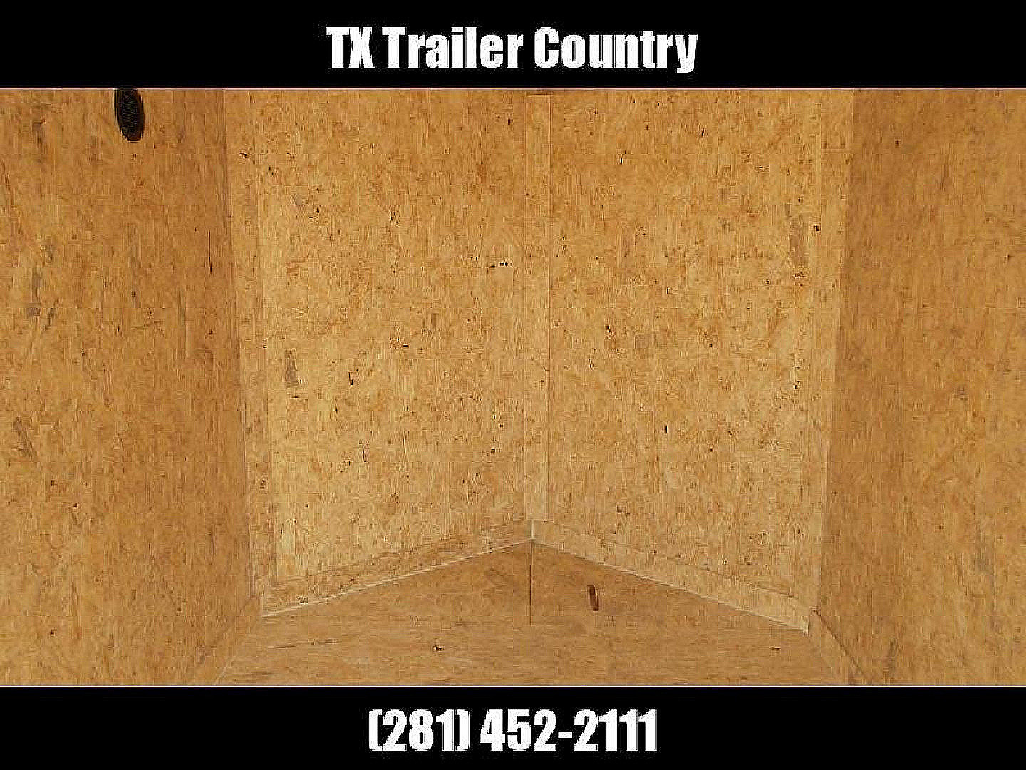 New 2026 Covered Wagon Trailers 5x8 Single Axle Cargo Trailer / Enclosed Trailer / Swing Door / LED's / .030 Black Semi-Screwless Exterior