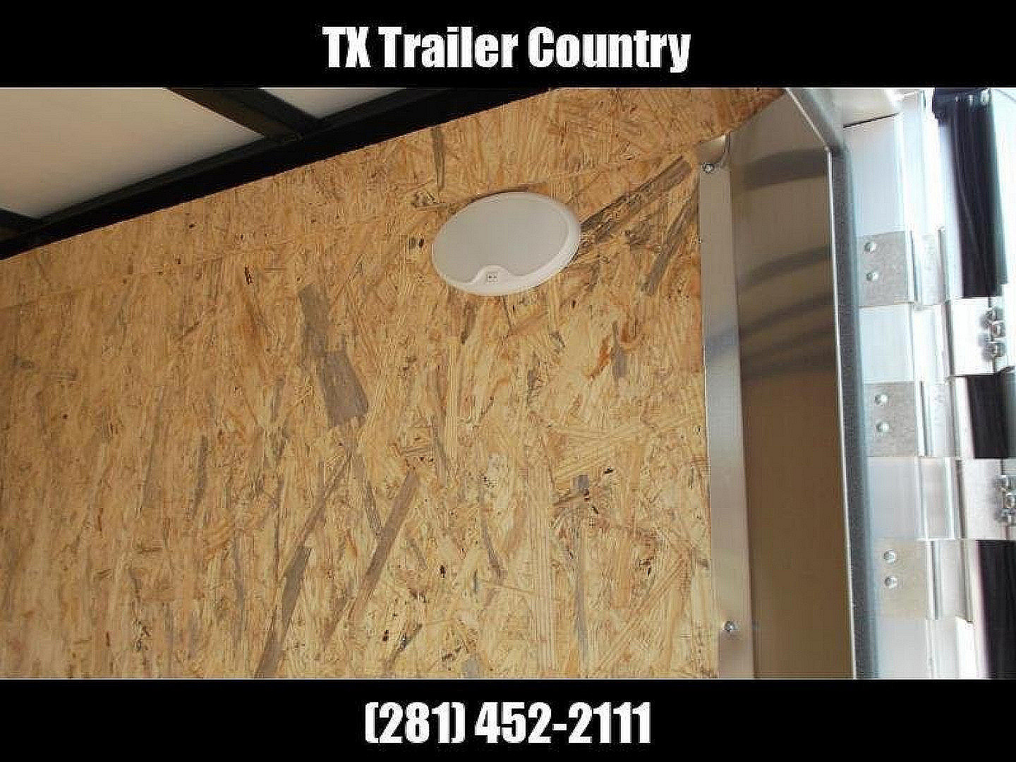New 2026 Covered Wagon Trailers 5x8 Single Axle Cargo Trailer / Enclosed Trailer / Swing Door / LED's / .030 Black Semi-Screwless Exterior
